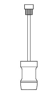 Jednostr. připoj. kabel E27 do sys.LEGO-LIGHT 230V