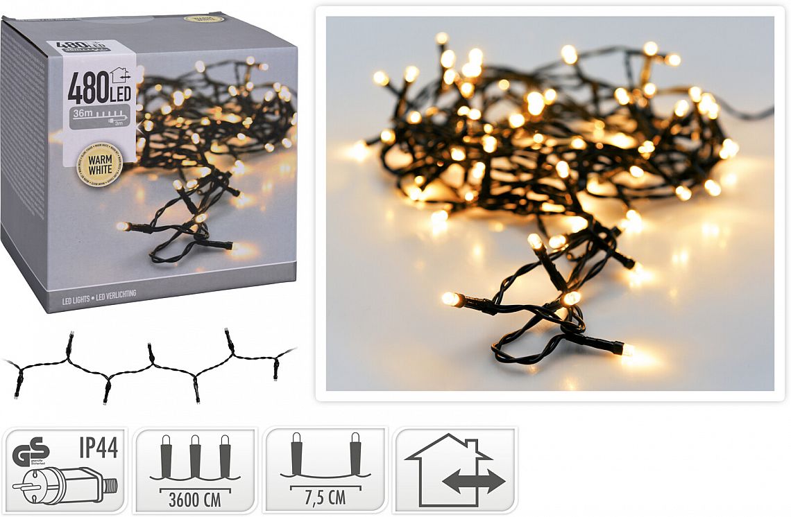 LED GIRLANDA 24V EXT 480 LED/36m/ TB