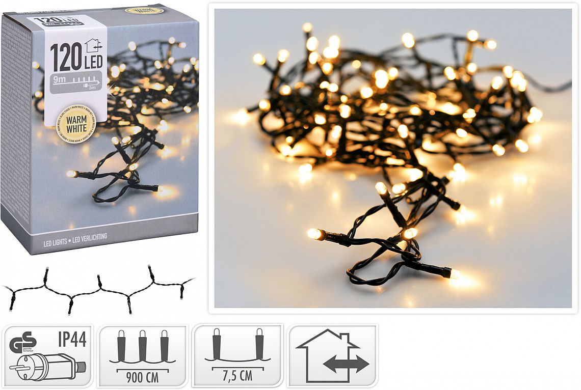 LED GIRLANDA 24V EXT 120 LED/9m/ TB