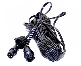 Prodlužovací kabel 24V,10m,1M+1F,černý